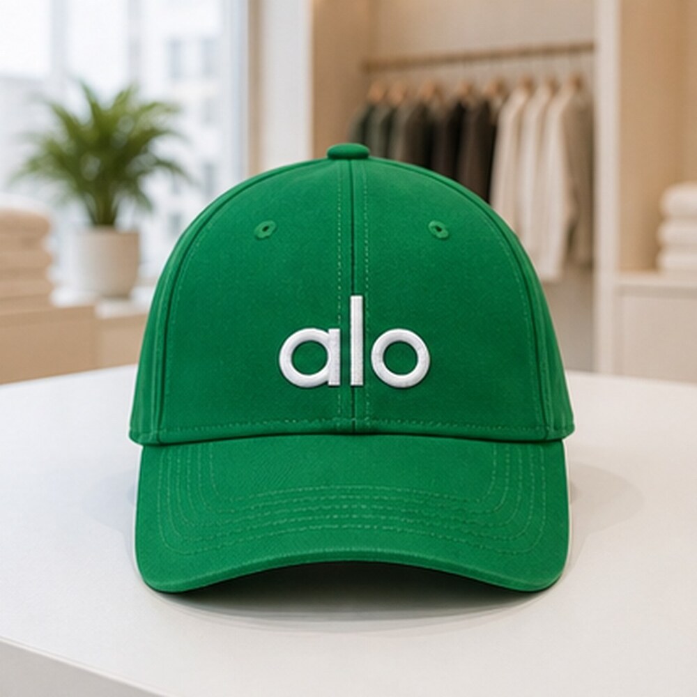 ALO Yoga Green Clean Baseball Cap Hat OS